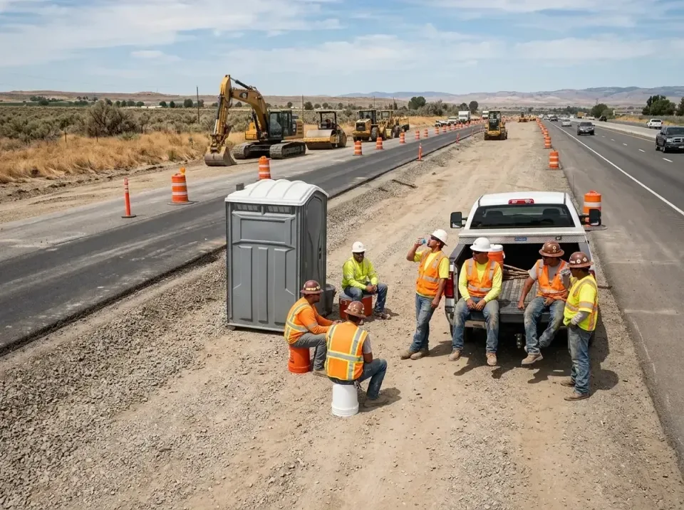 highway-road-construction-crew-007 — frequently asked questions, Porta Potty and Restroom Rentals in Russellville, AR